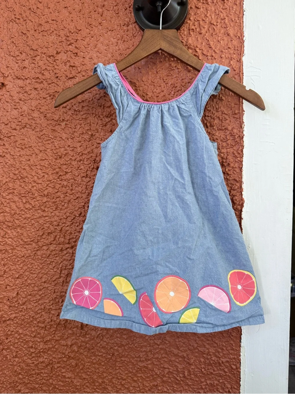 rails malibu denim dress this piece features broad formal bridal dress Carven Women's Denim Mini Sizes:7Y